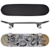 Ovalt skateboard i 9-ply ahorn med et sejt drage design thumbnail-1