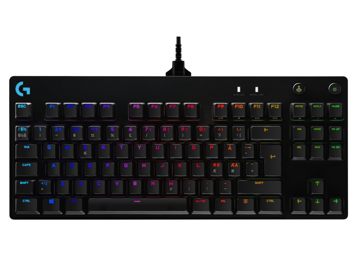 Logitech G PRO Mechanical Gaming Keyboard - BLACK - USB - NORDIC - Datamaskiner
