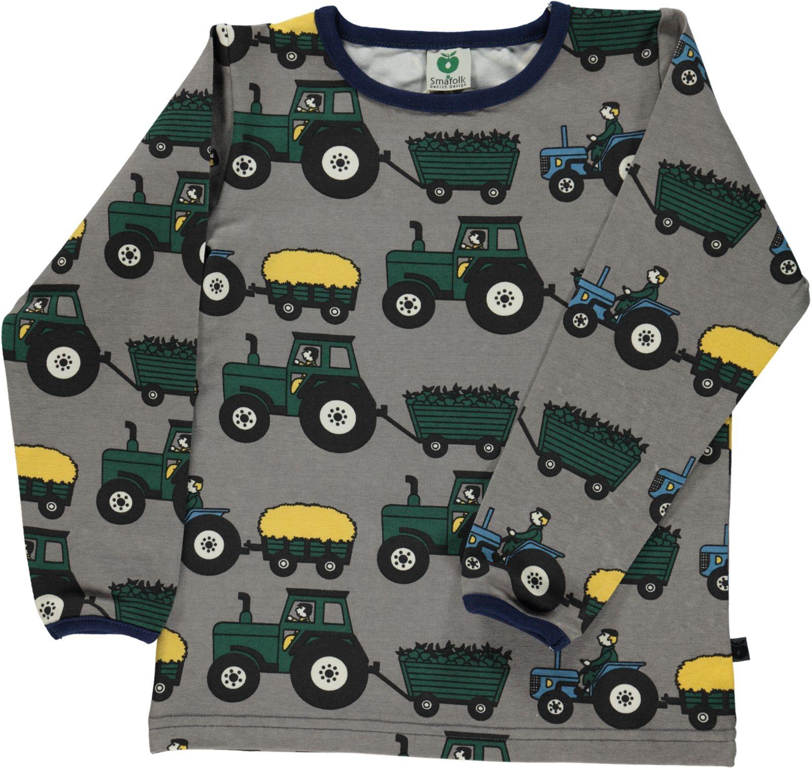 Køb Småfolk - T-shirt m. Traktor - Wilde Dove