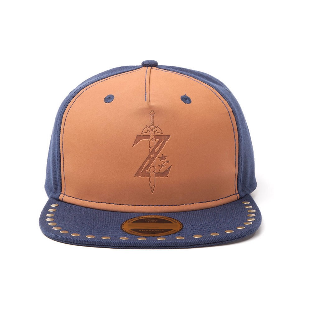 Kob Bioworld Eu Legend Of Zelda Breath Of The Wild Z Logo Blue Brown Baseball Cap