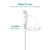 RAVPower 2 x MFI Lightning kabler (0.9m + 1.8m) til iPhone/iPad, Hvid thumbnail-2