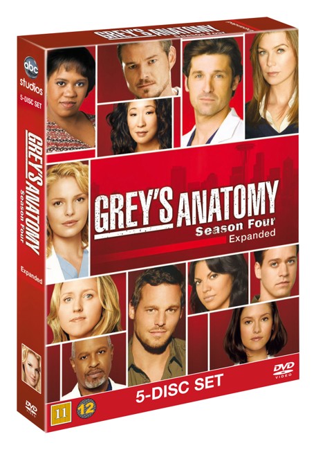 Greys Hvide Verden/Greys Anatomy - sæson 4 - DVD