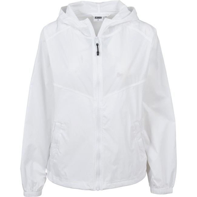Urban Classics Ladies - Oversize Windbreaker Jacket white