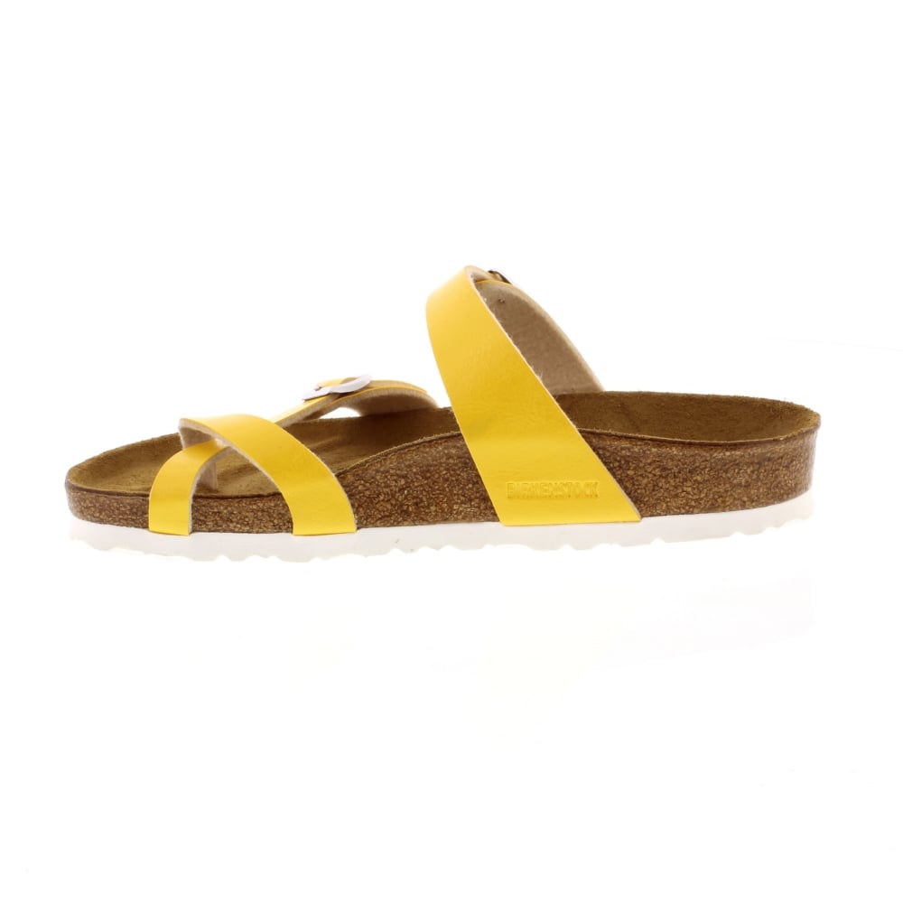 yellow birkenstocks mayari