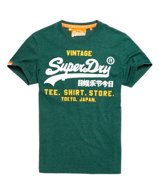 Superdry Vintage Logo Duo T-shirt Enamel Green Marl