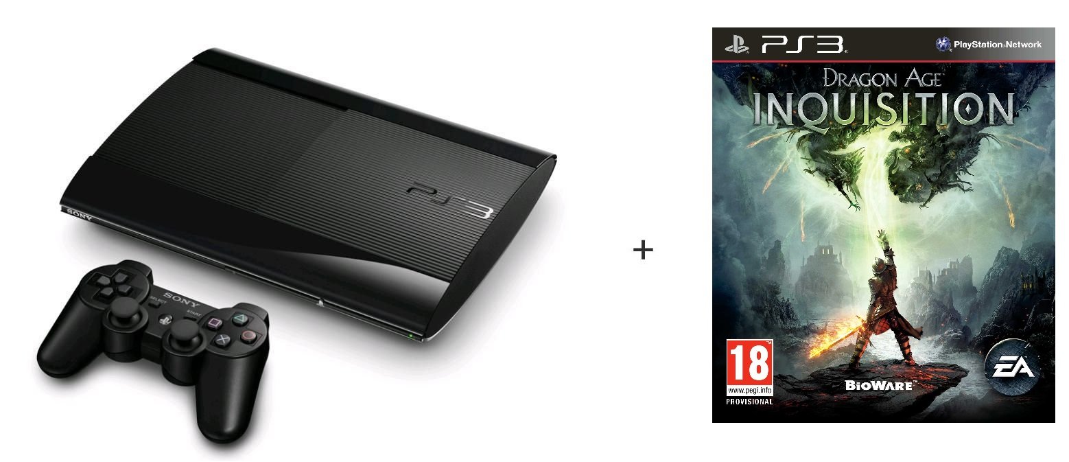 hvordan man bruger Anbefalede Hummingbird Køb Playstation 3 Super Slim Console 500GB (EU) - Dragon Age III (3):  Inquisition Bundle