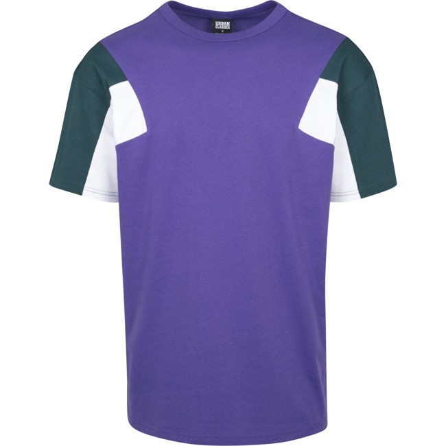 Urban Classics - 3-TONE Boxy Shape T-Shirt violet