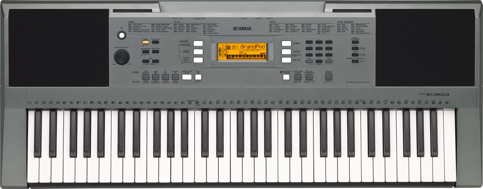 Yamaha PSR-E353 Keyboard (Demo)