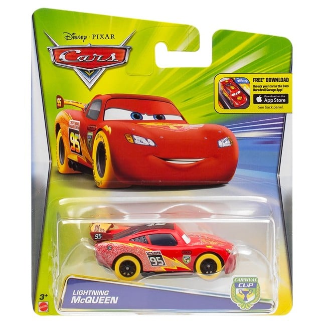 Disney Cars Lightning McQueen Carnival Cup 1:55 Diecast Car