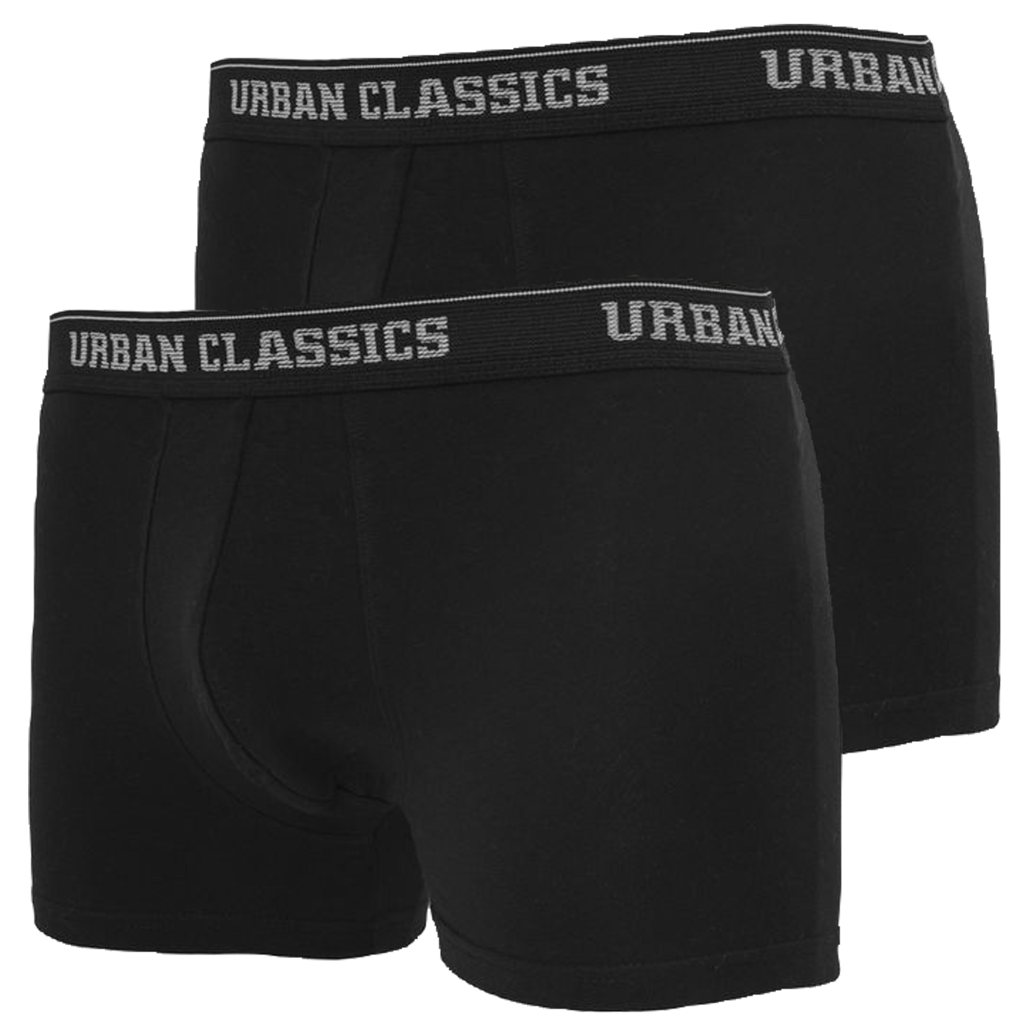 Køb Urban Classics '2-Pack Basic' Boxershorts Black