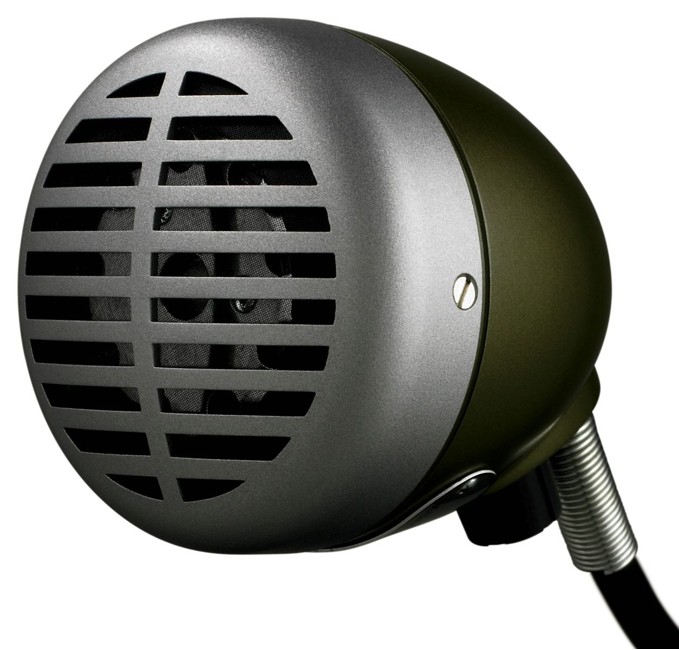 Shure - 520DX Green Bullet - Mikrofon Til Mundharpe
