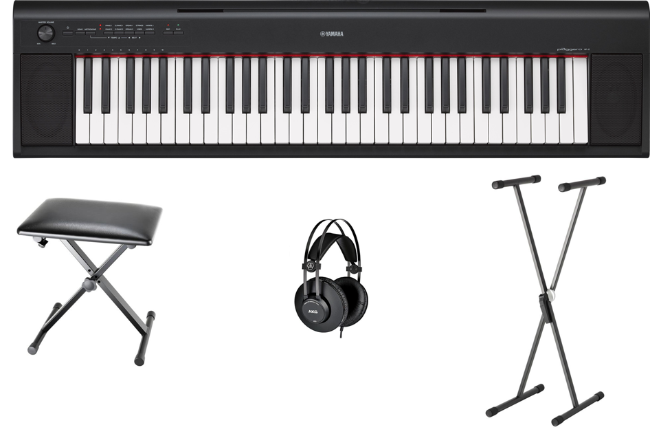 Yamaha - NP-12 Piaggero - Stage Piano Pakke (Black)
