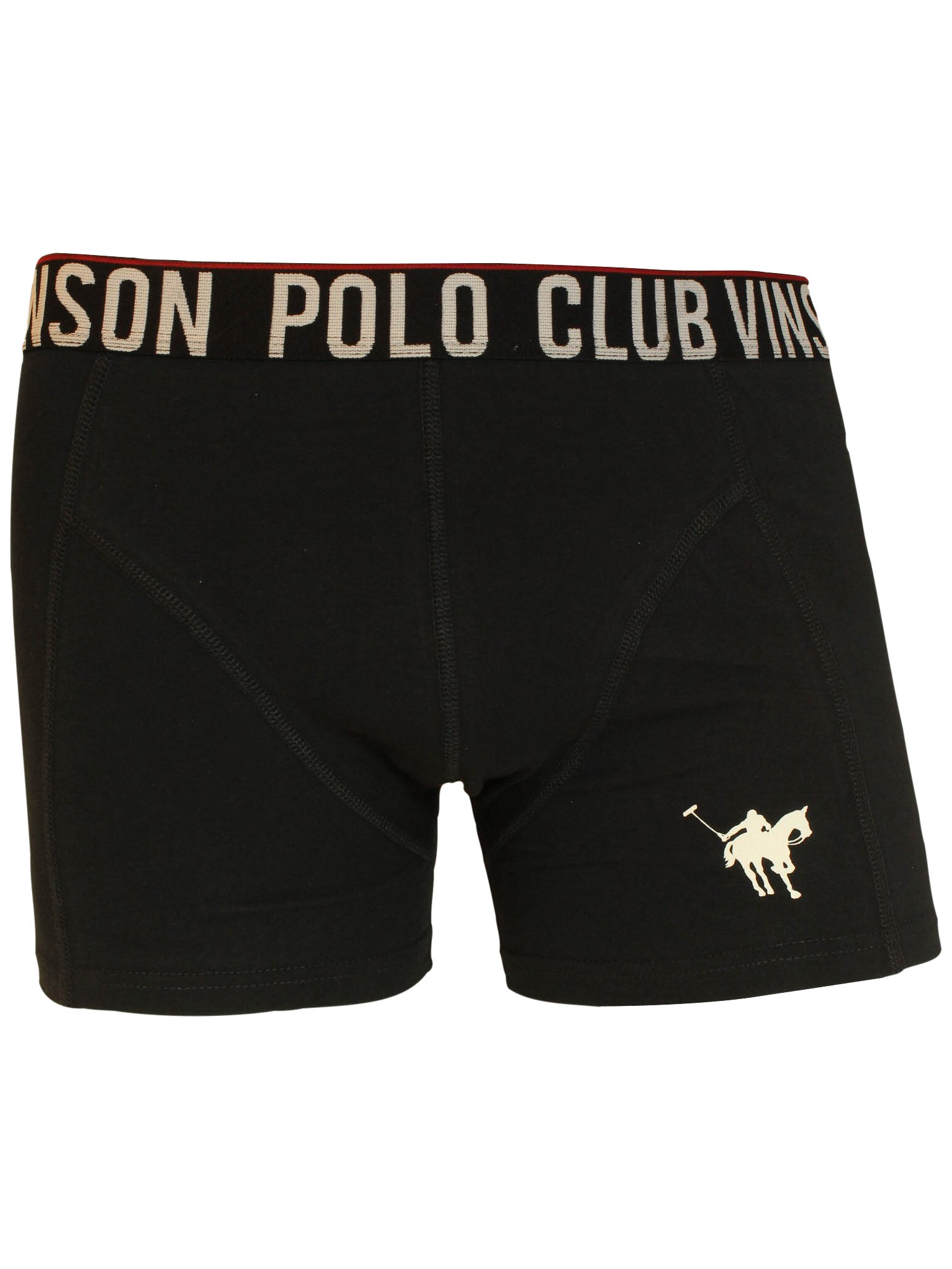 konstant ganske enkelt Isaac Køb Vinson Polo Club 3 Pack Dudi Boxershorts Black