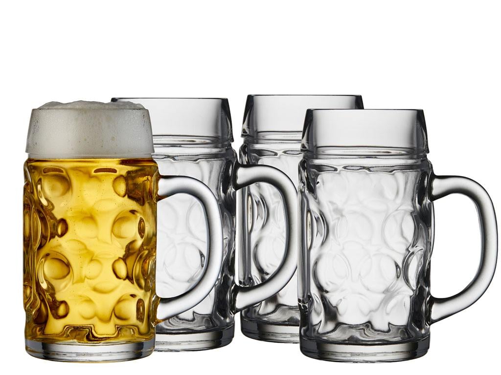 Lyngby Glas - Beer Glass Set of 4 - 0,5 Liter (916246)