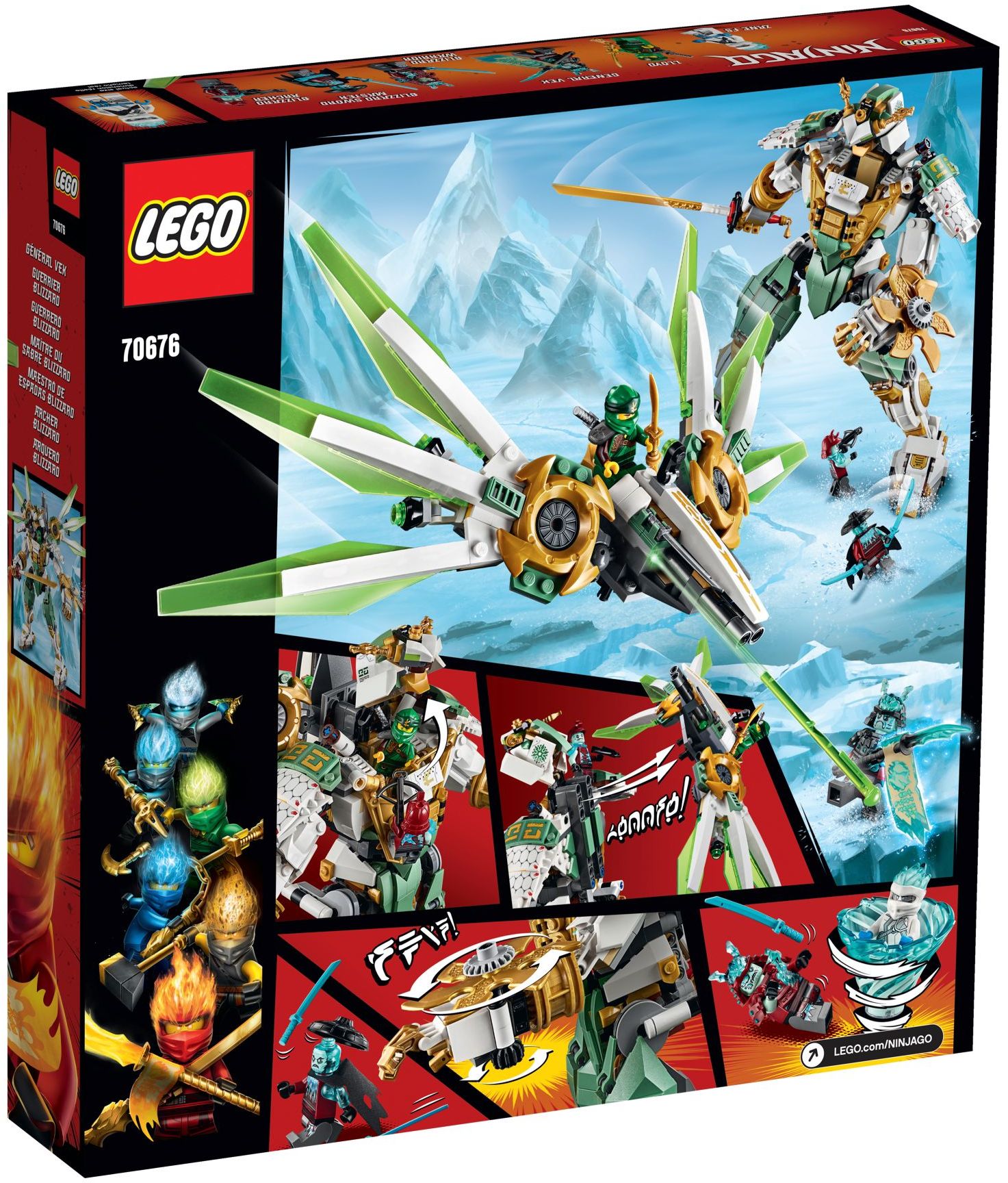 lego ninjago lloyd's titan mech 70676