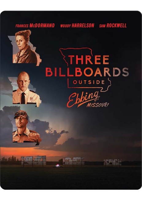 Three Billboards Outside Ebbing, Missouri - Limited Steelbook (Blu-Ray)