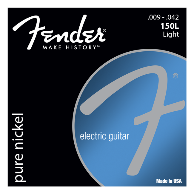 Fender - Pure Nickel 150L - Elektrisk Guitar Strenge Sæt (09-42)