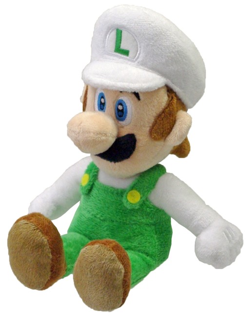 Super Mario Bros.: Fire Luigi 9 inch Plush