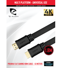 Piranha High Speed HDMI Cable 1.8M