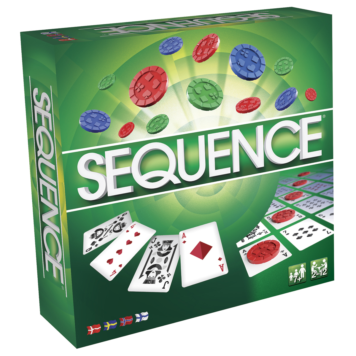 sequence card game board