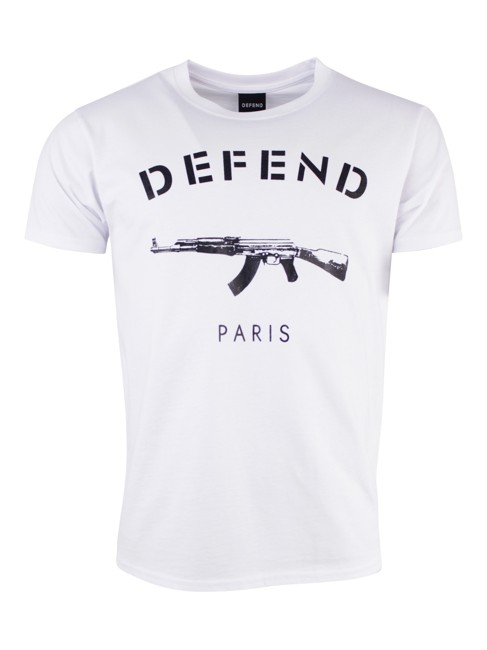 Defend Paris 'Paris' T-shirt - Hvid