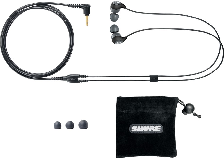 Shure - SE112 - Dynamisk In-Ear Hovedtelefon (Grey)