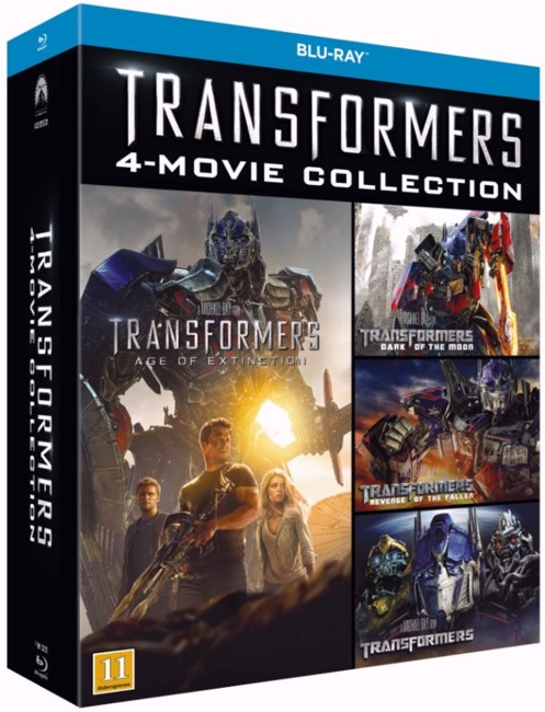 Transformers: Box 1-4 (4 disc)(Blu-Ray)