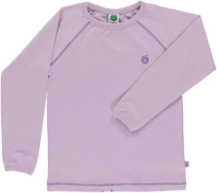 Småfolk - Økologisk Basis Langærmet T-Shirt - Lavendel