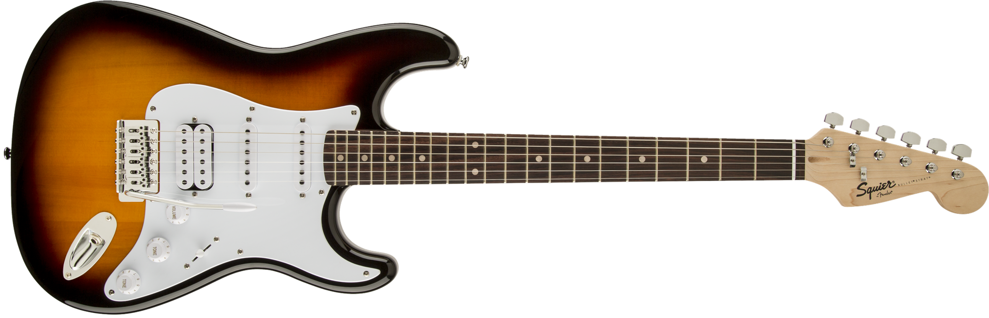 Squier By Fender - Bullet HSS Stratocaster - Elektrisk Guitar (Brown Sunburst)