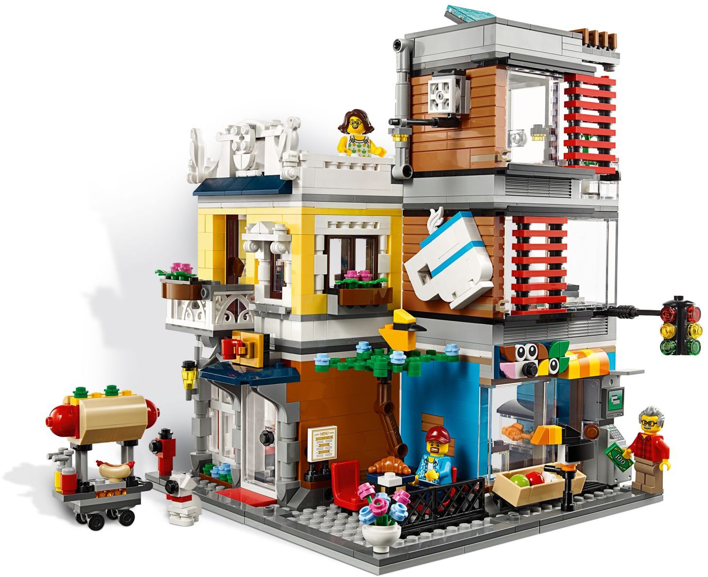 Lego Creator Townhouse Pet Shop /& Café 3-in-1 Building Set 31097