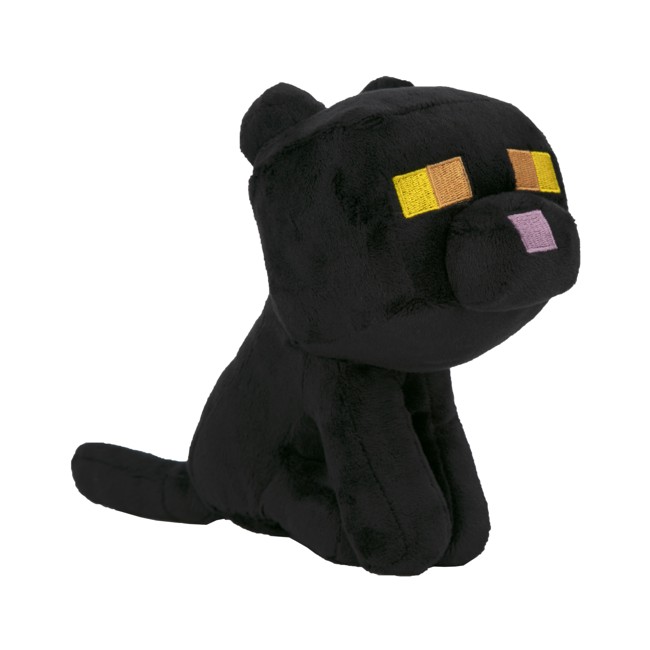 Minecraft Happy Explorer 7" Black Cat Plush
