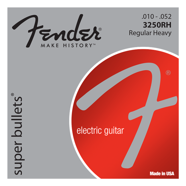 Fender - Super Bullets 3250RH - Strenge Til Elektrisk Guitar (10-52)