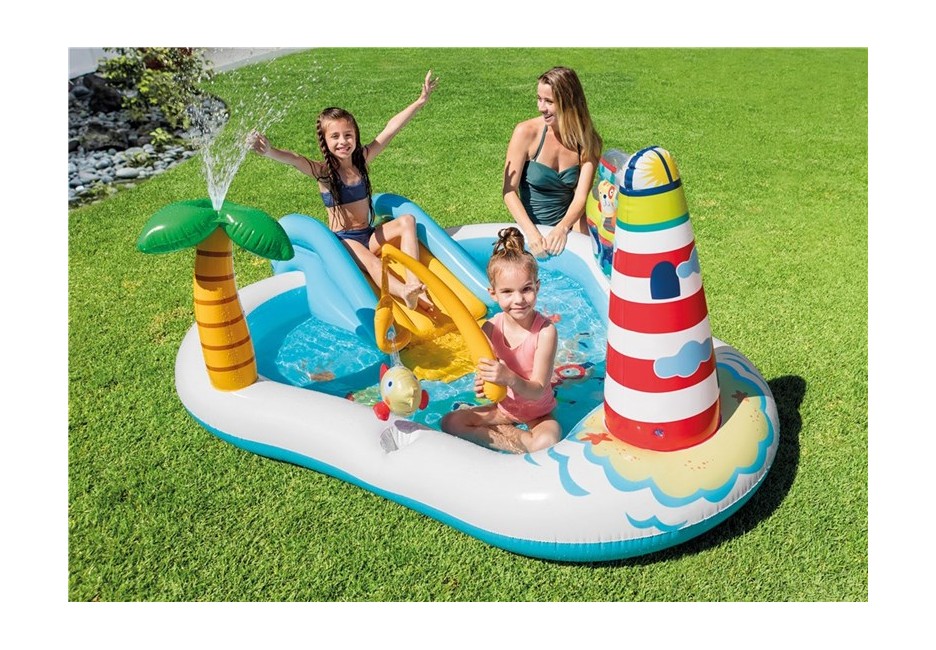 INTEX - Fishing Fun Inflatable Play Center Pool (182 L) (57162)