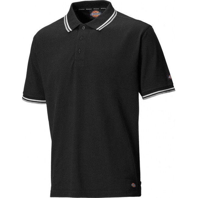 Dickies Mens Riverton Ribbed Polycotton Premium Workwear Polo Shirt