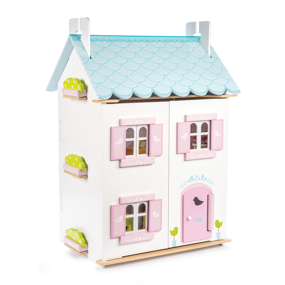 Le Toy Van - Blue Bird Cottage Dollhouse (LH138) - Leker