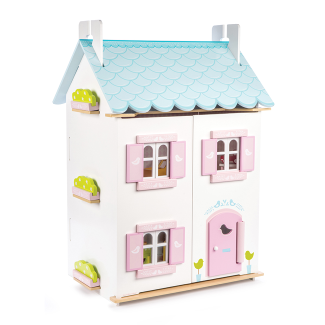 Le Toy Van - Blue Bird Cottage Dollhouse (LH138)