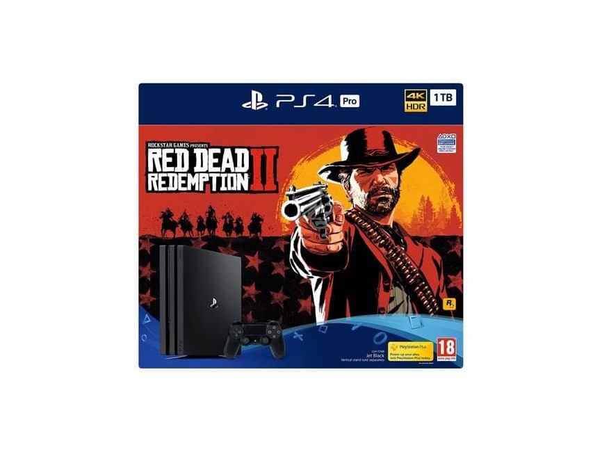 Playstation 4 Console - 1TB Pro (Red Dead Redemption 2)