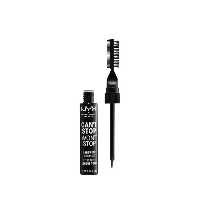 NYX Professional Makeup - Can't Stop Won't Stop Longwear Brow Ink Kit - Chocolate