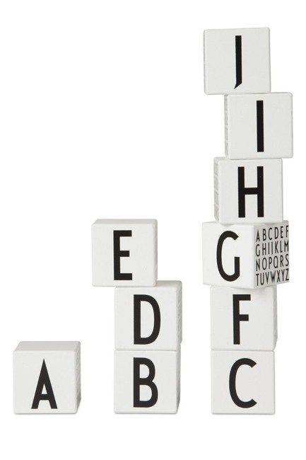 ​Design Letters - Træklodser ABC - Hvid
