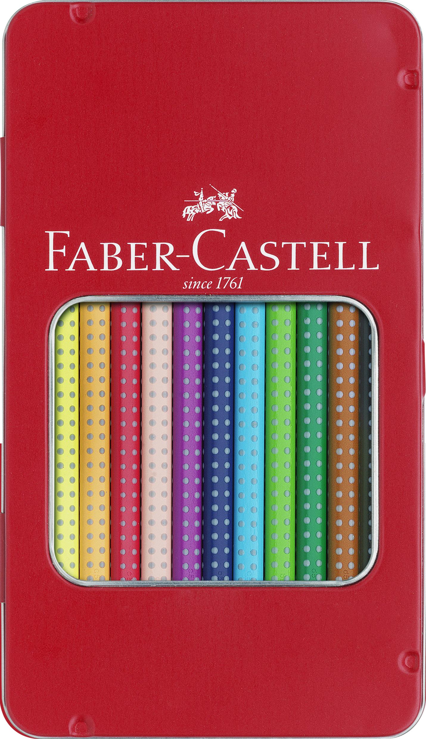 Faber-Castell - Coloured pencil Colour Grip tin of 12 (112413) thumbnail-3