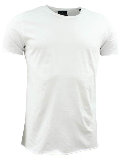 JUNK de LUXE 'Raw Edge Organic' T-shirt - Hvid