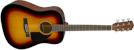 Fender - CD-60 V3 - Akustisk Guitar (Sunburst) thumbnail-5