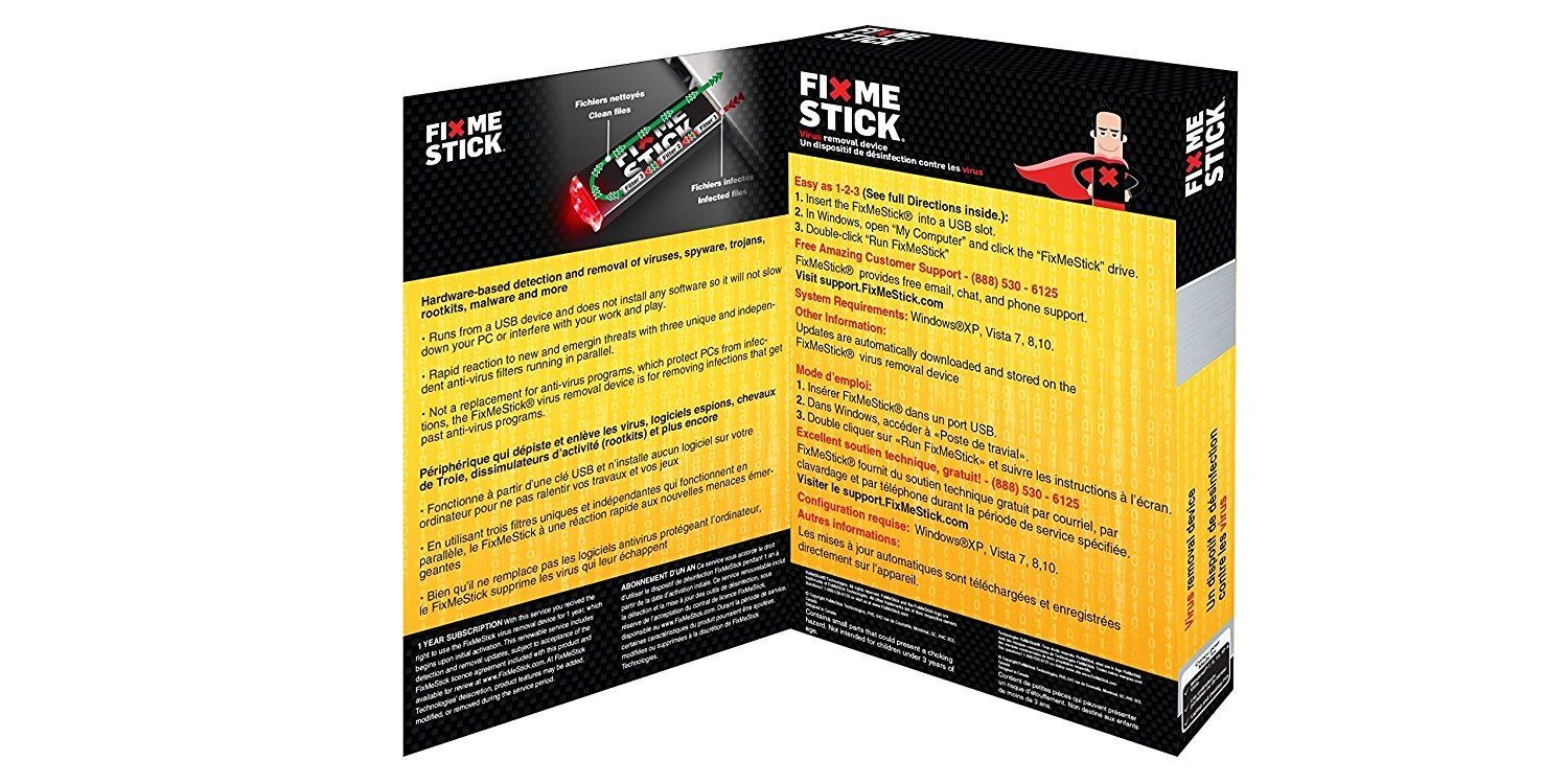 Fix me stick antivirus