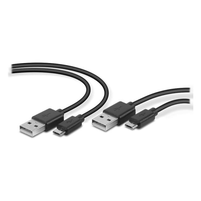 Speedlink - SpeedLink STREAM Play & Charge USB Cable Set - for PS4, black