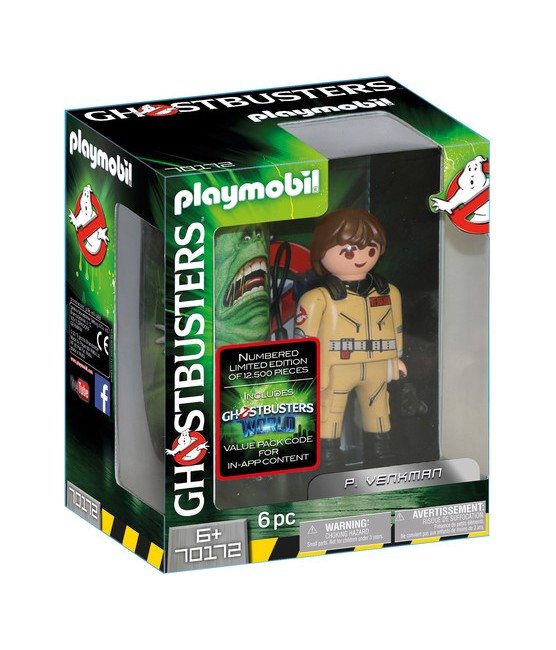 Playmobil - Ghostbusters - Samlefigur P. Venkman, 15 cm (70172)