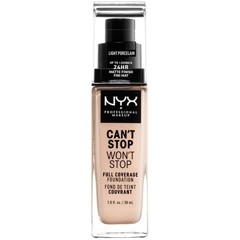 NYX Professional Makeup - Can't Stop Won't Stop Foundation - Light Porcelain