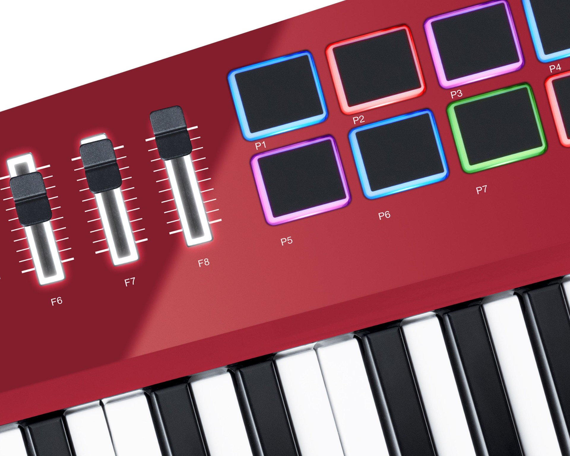 Koop Alesis Vortex Wireless Ii Usb Midi Keytar Controller Limited Edition Red