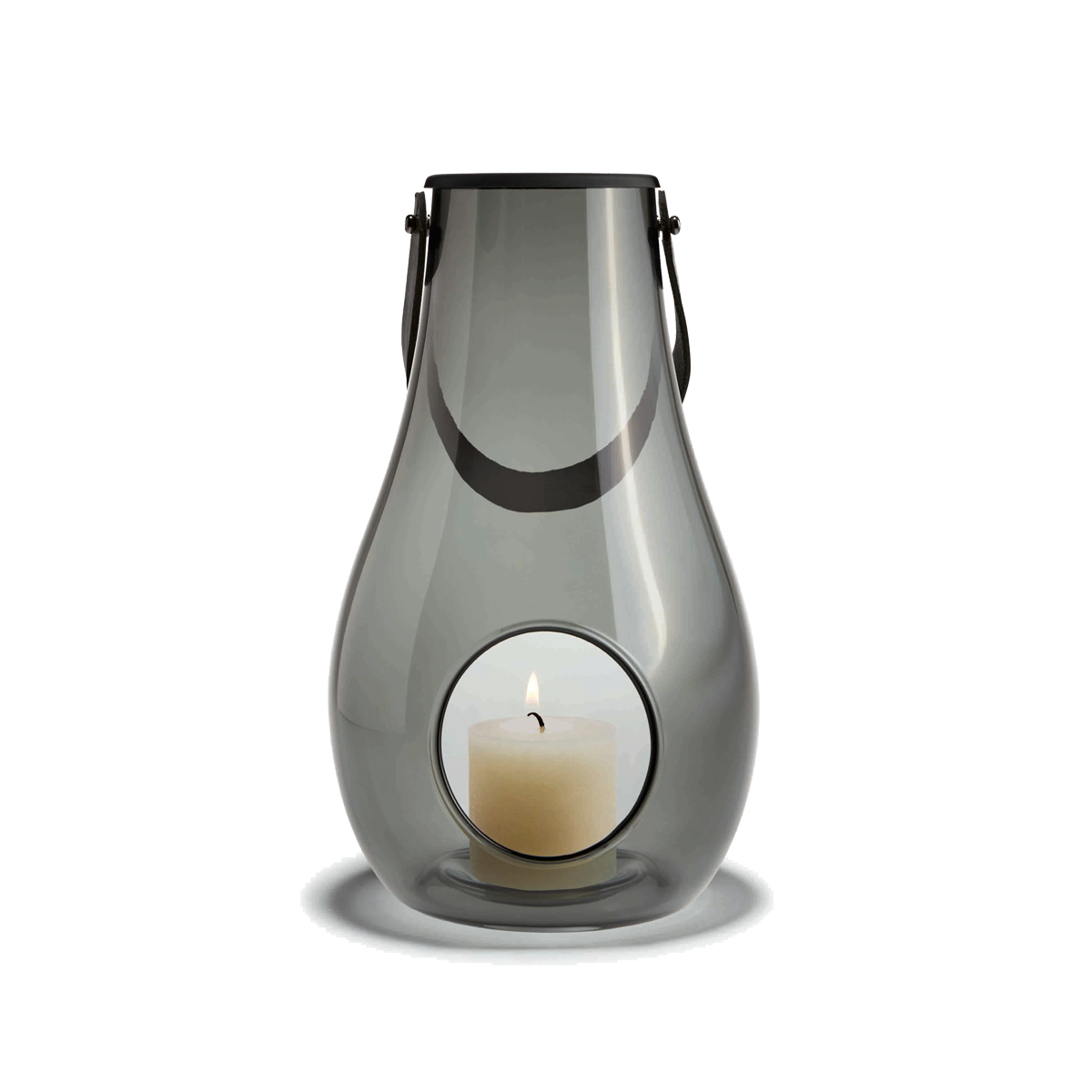 Holmegaard - Design With Light Lantern 29 cm - Smoke (4343536)
