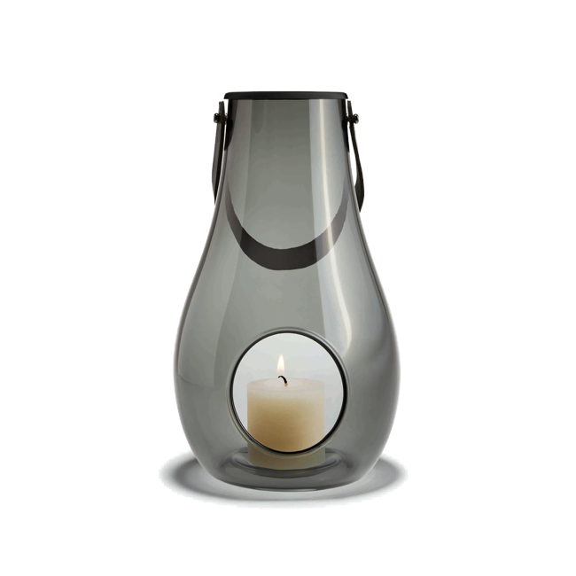 Holmegaard - Design With Light Lanterne 29 cm - Smoke