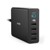 Anker PowerPort+ 5 USB hub, 60W USB-C Power Delivery, Sort thumbnail-1
